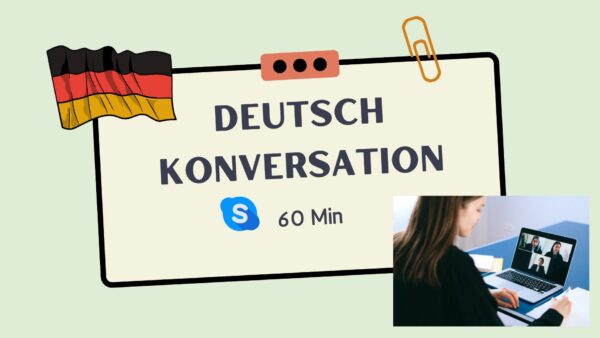 Konversation Deutsch, lerne fließend spreachen und kommunizieren, ohne Nachdenken und Übersetzen
